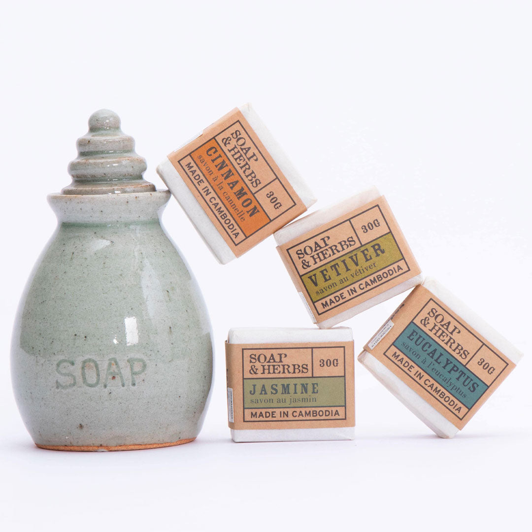 natural solid soap hancrafted in Bodia eco-lab