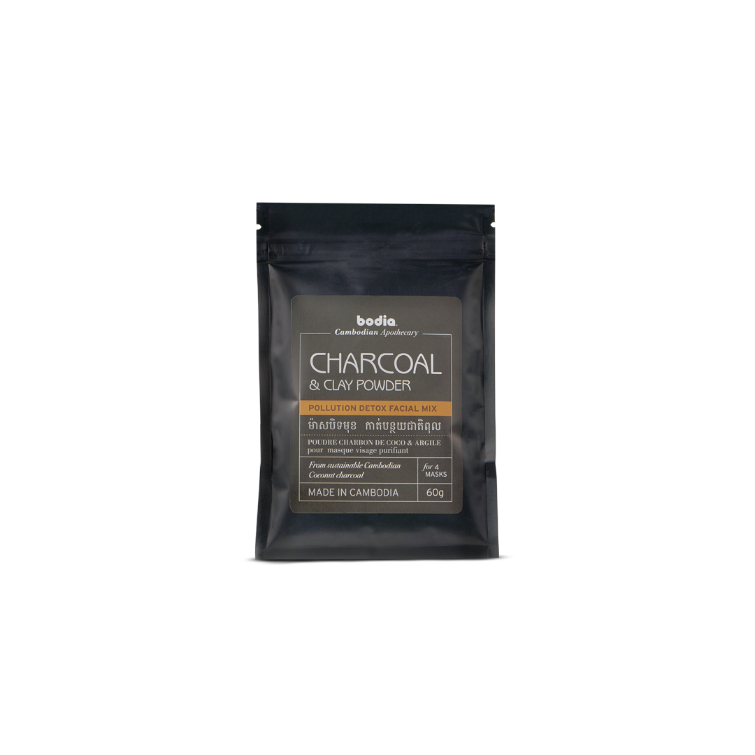 poudre de charbon actif masque visage coco naturel bodia apothicaire soin naturel anti acné et boutons packshot