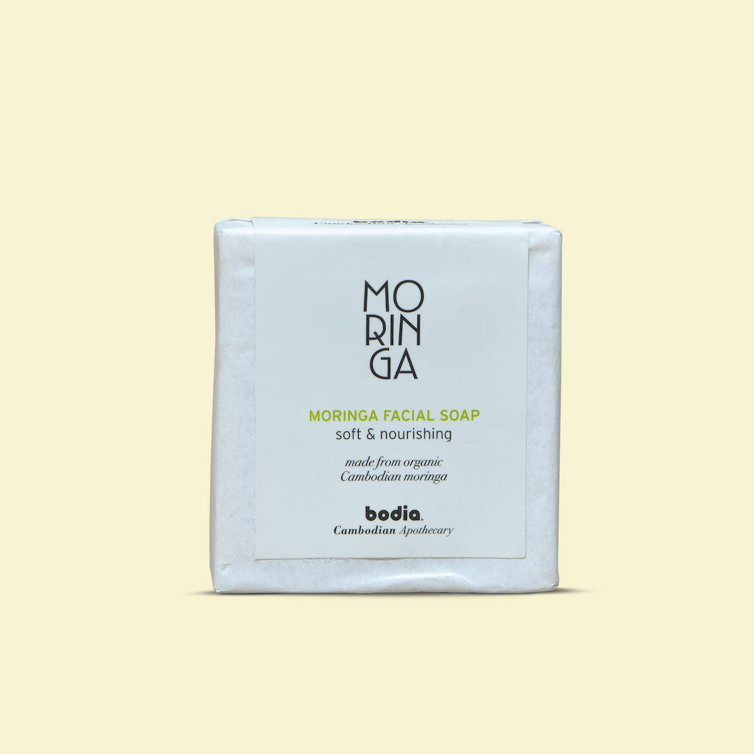 product organic natural moringa facial soap soft and nourish by bodia apothecary skincare