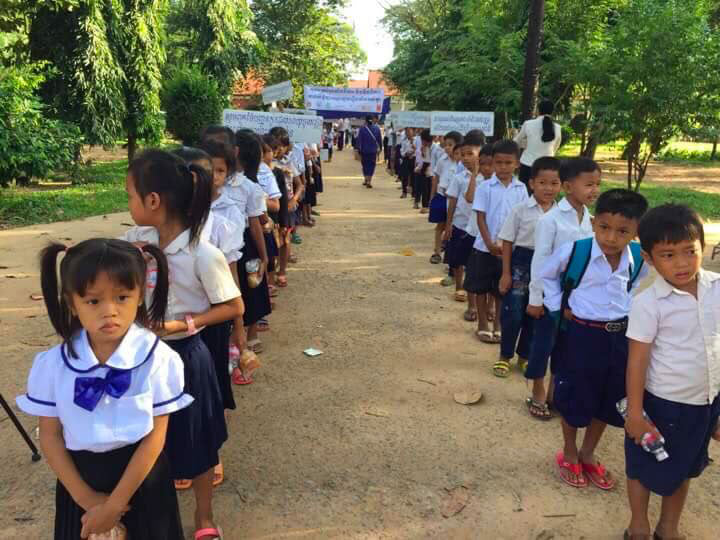 partner program NGO Rabbit School child education uniform cambodia