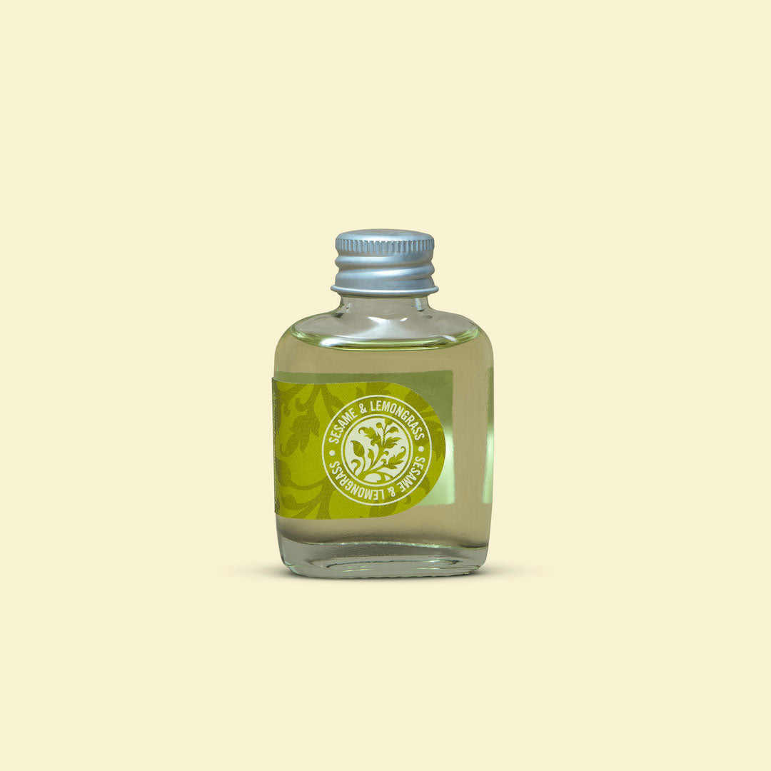 Aromatic massage sesame oil essential lemongrass bodia spa