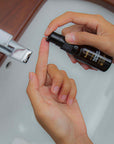 Texture eye serum from natural extracts bodia apothecary anti aging in hand