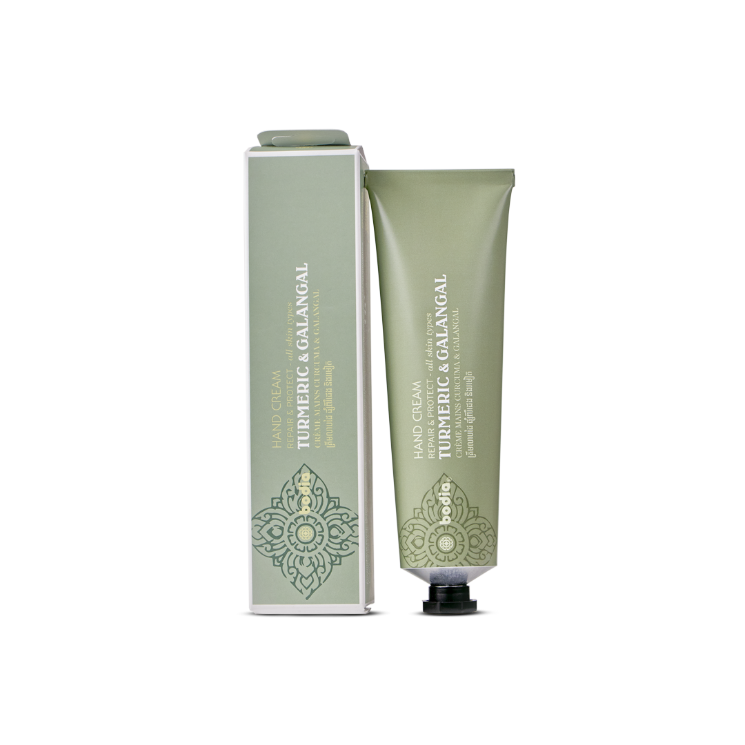  product natural hand cream repair & protect with turmeric and galangal tube bodia apothecary