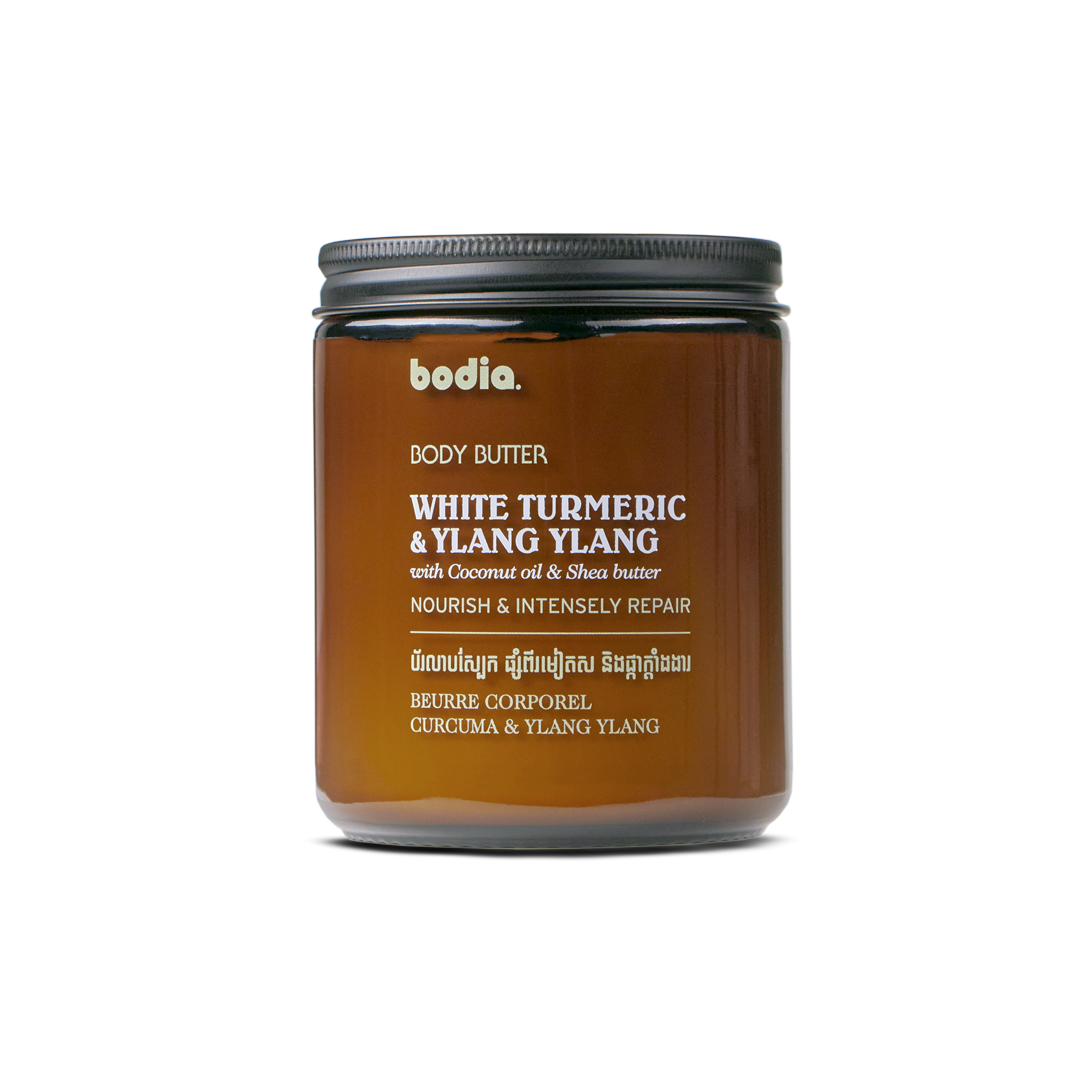 Body butter bodia white turmeric & ylang cream nourish & intensely repair