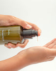 Packshot organic Moringa body lotion cream for all skin type anti aging on hand