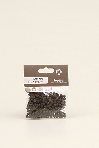 Kampot black pepper black pepper 20g certified best quality cambodia bodia apothecary delicatessen