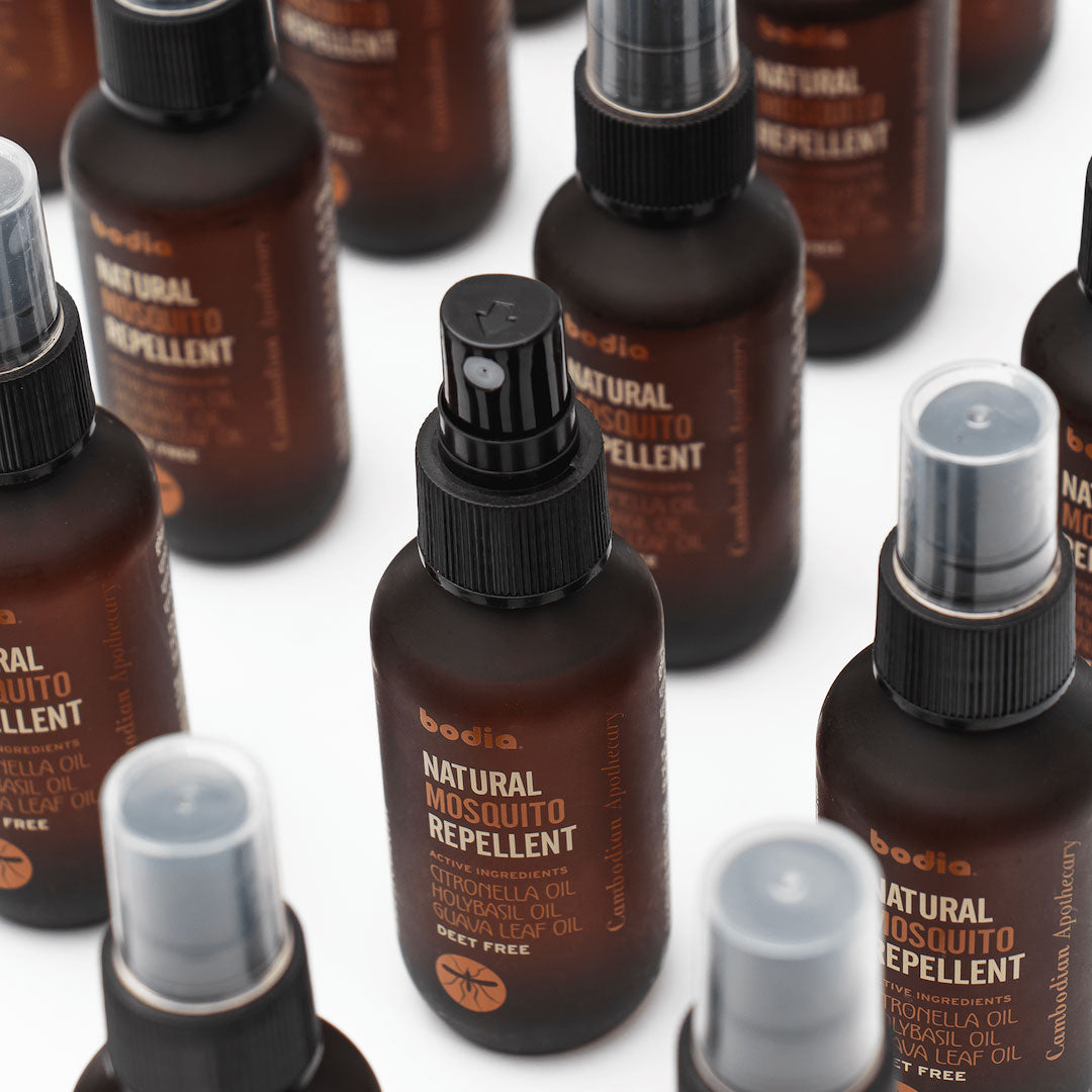 Packaging natural mosquito repellent citronella oil screen cambodia bodia apothecary