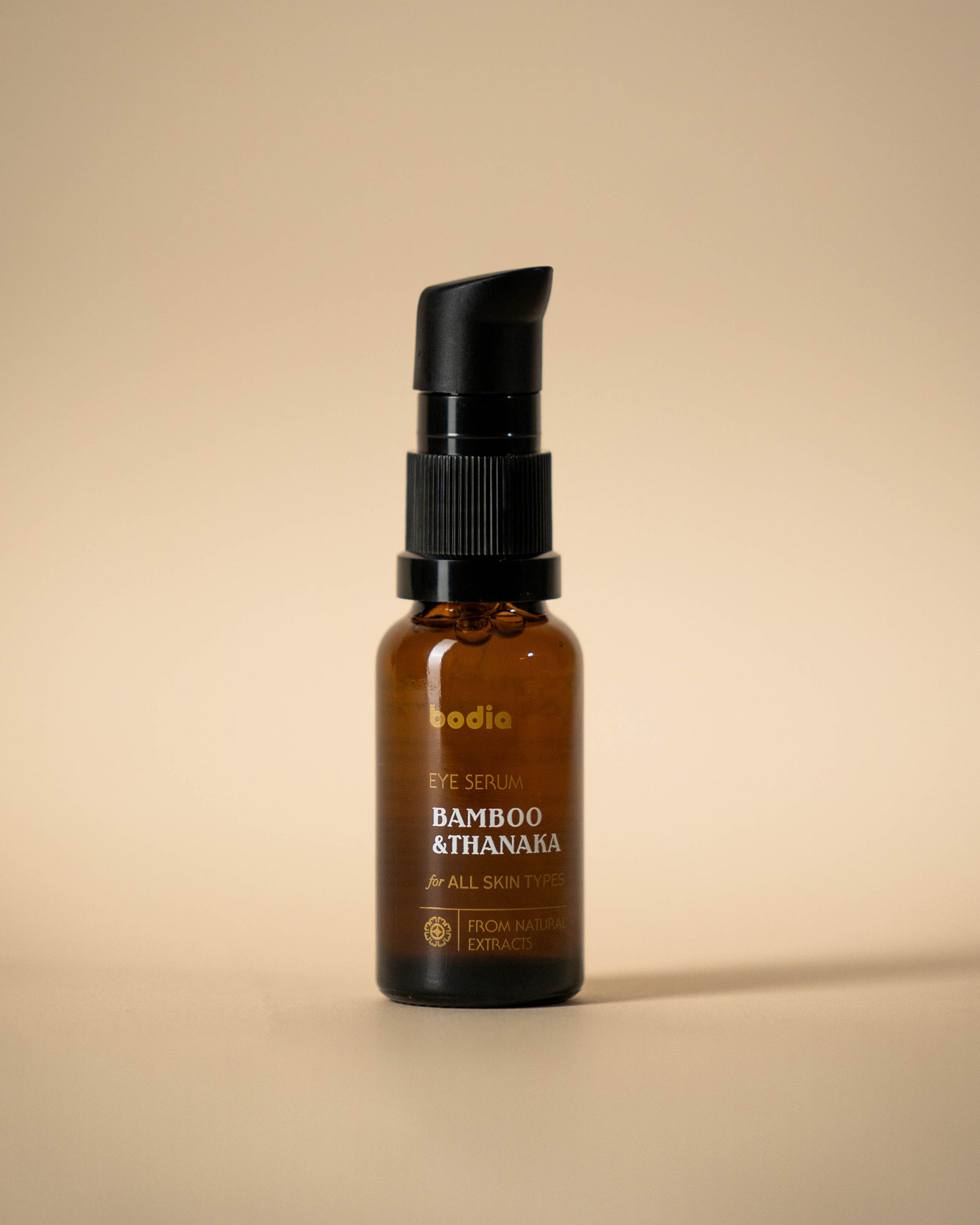 bottle eye serum from natural bamboo & thanaka  extracts bodia apothecary 